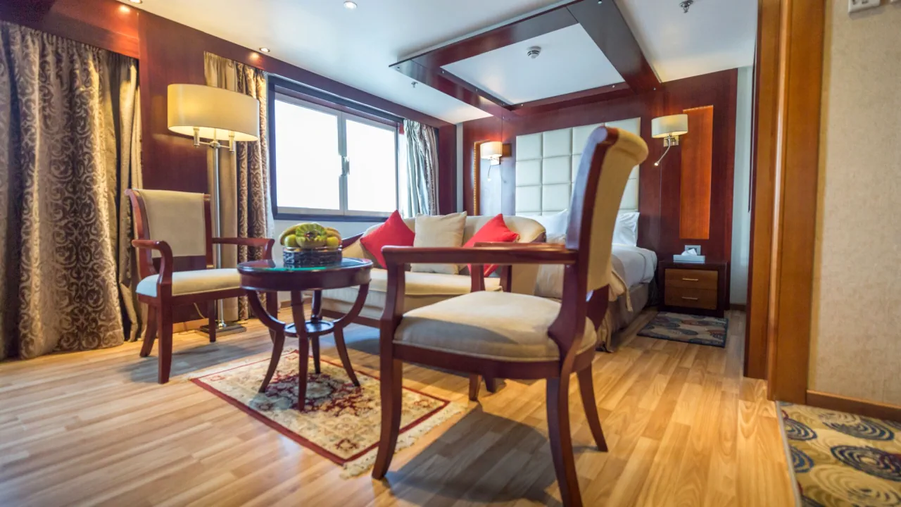 Blue Shadow I Blue Shadow 1: A luxurious cruise on the Nile River, offering an upscale experience with excellent services and modern facilities to explore historical landmarks.